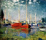 Claude Monet - The Red Boats painting
